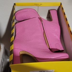 Circus by Sam Edelman Womens Freddie Faux Leather Ankle Booties